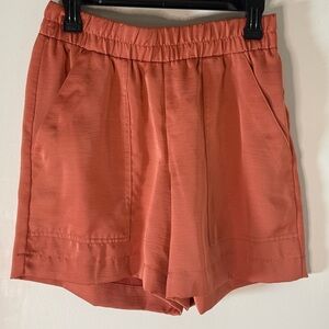 a new day Coral Elastic-Waist Flow Shorts